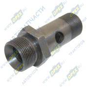 Фитинг Штуцер С/И Рнаруж=М24х1,5/М27х1,5 L=73 К=32 скв. отв. ф10